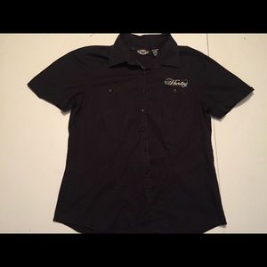 Harley Davidson Women’s Large Button Up Shirt